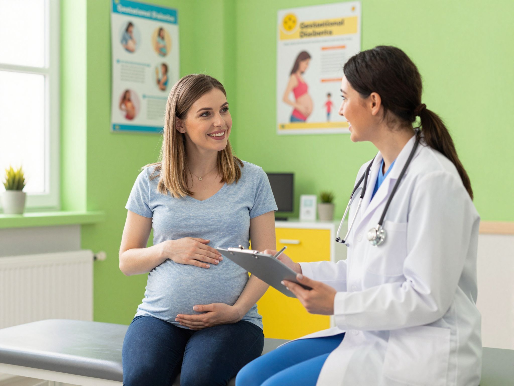 A szűrés korai felismerést biztosít a terhességi diabéteszre.