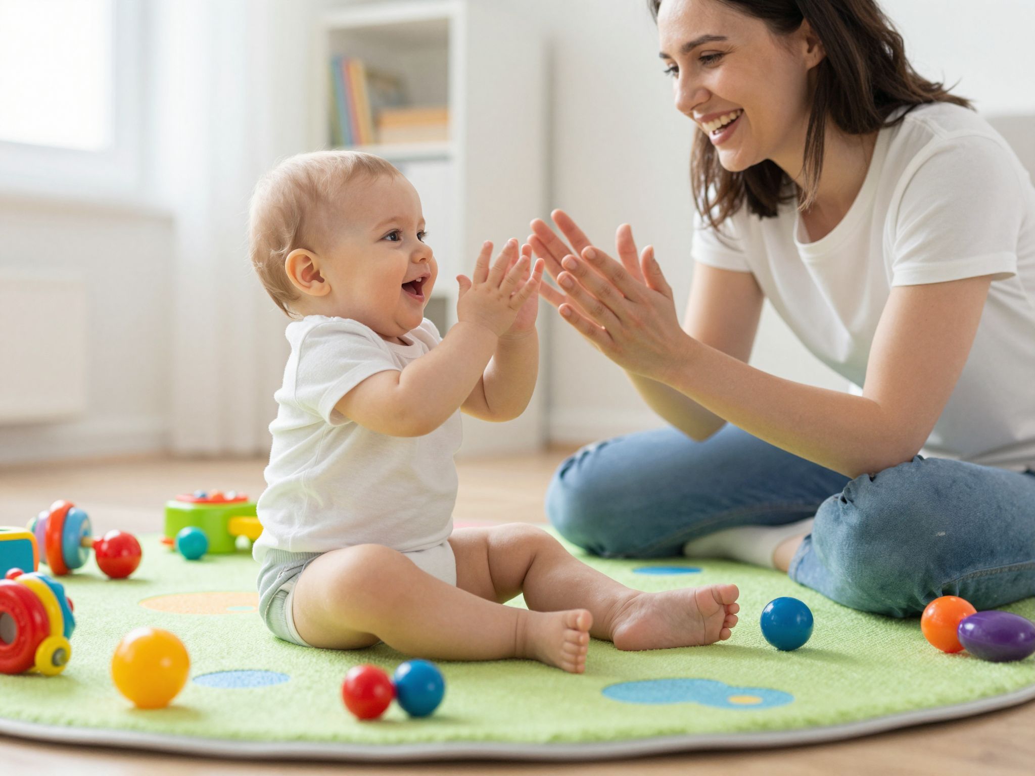 A taps fejleszti a babák finommotoros készségeit.