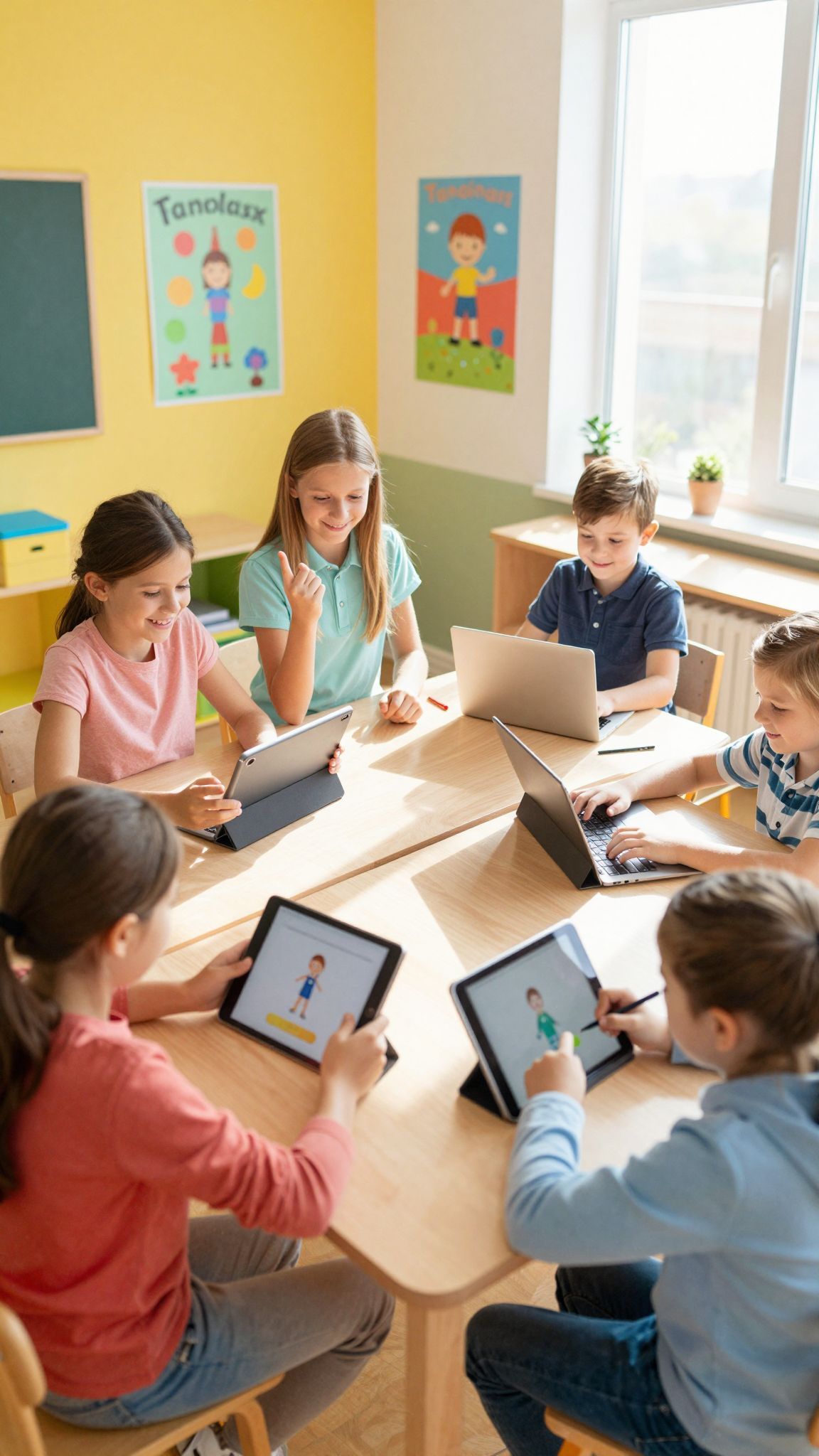 Az interaktív tanulás serkenti a gyermekek kreatív gondolkodását.