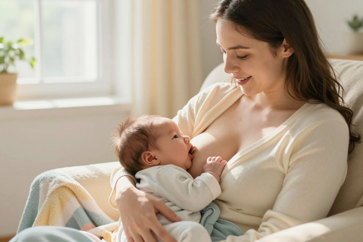 Az anyatej segít a baba immunrendszerének megerősítésében.