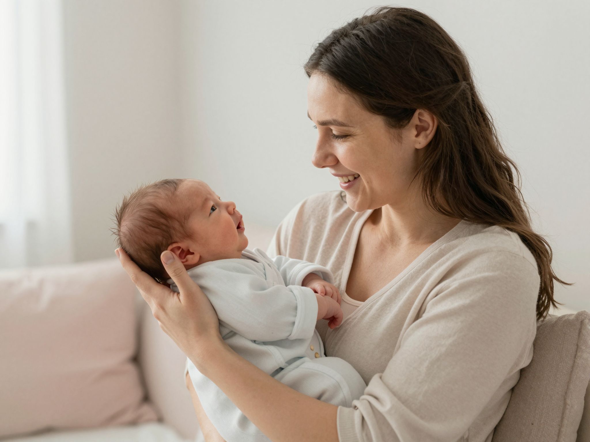 A bőrkontaktus segíti a csecsemő hőmérsékletének stabilizálását.