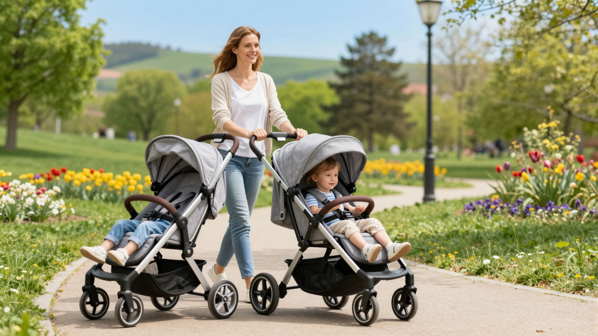 A megfelelő tolókar magasság csökkenti a hátfájást.