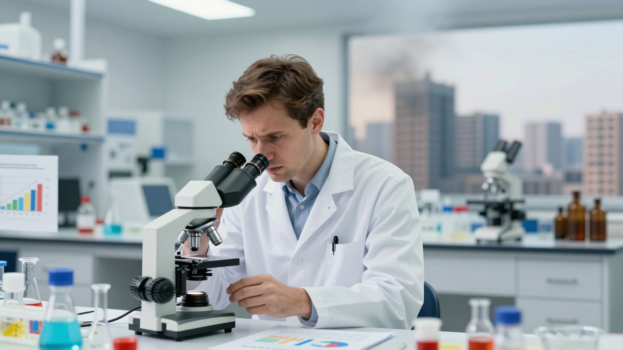 A légszennyezés antibiotikum-rezisztenciát okozhat a mikroorganizmusokban.