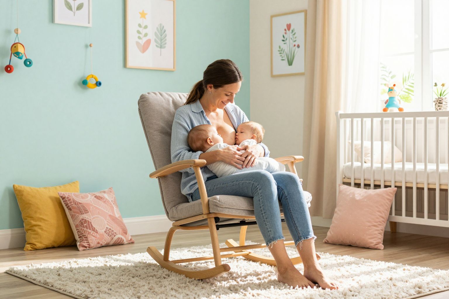 A bőrbarát anyagok elősegítik a kényelmes szoptatást.