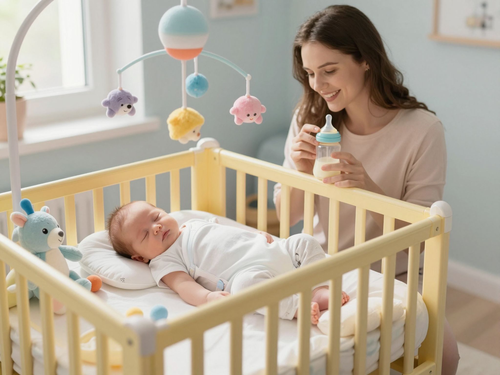 A hosszan alvó újszülöttek etetési gyakorisága változó.