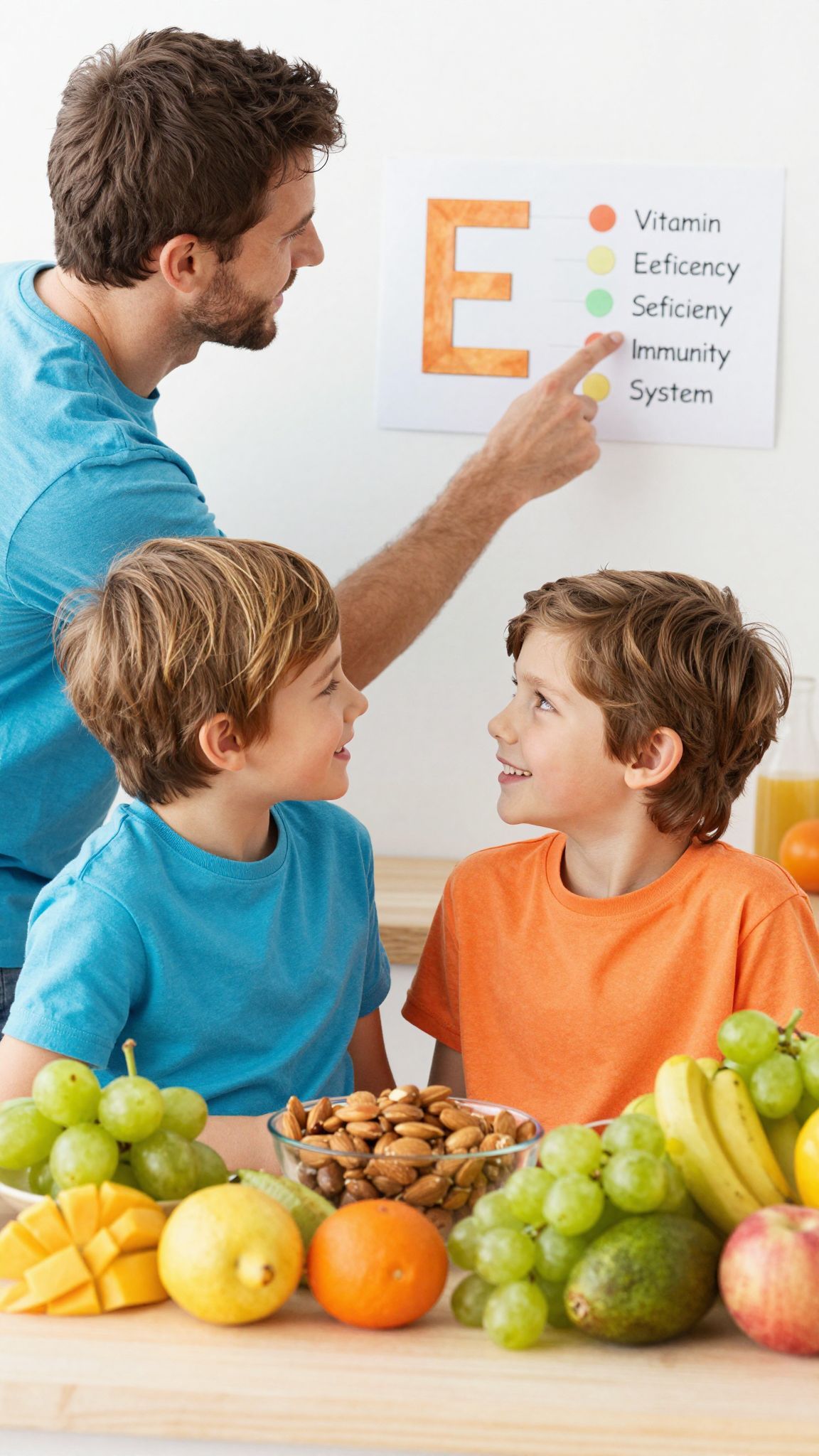 Az E-vitamin hiánya gyengíti az immunrendszer hatékonyságát.