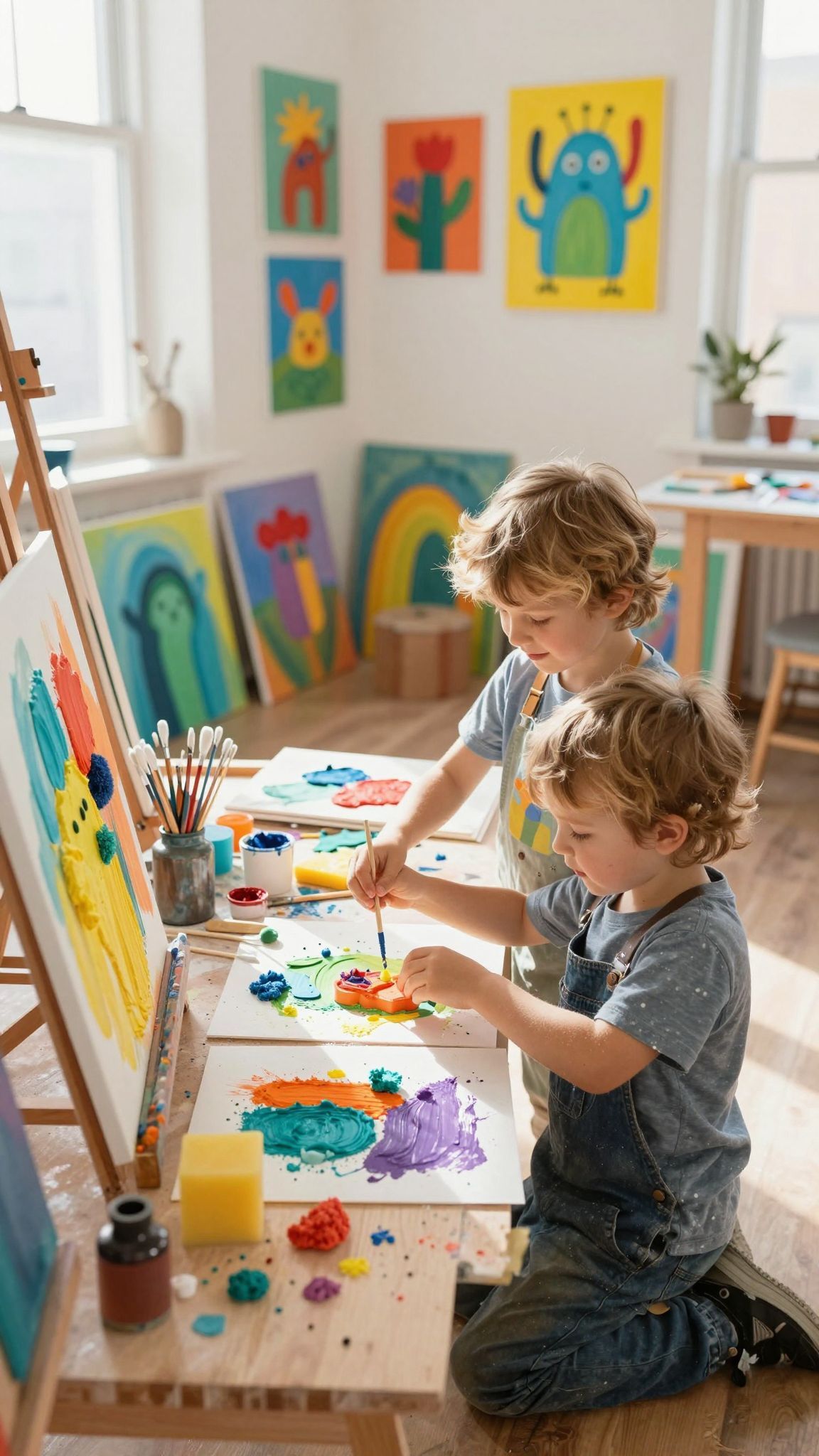 Fedezd fel a textúrák varázsát alternatív festési eszközökkel!