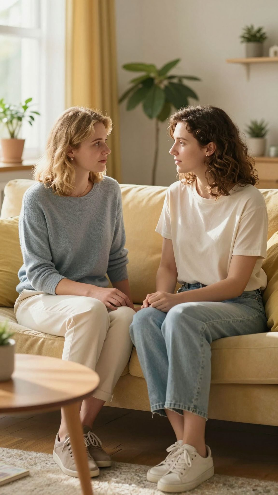 A nyílt beszélgetés segíthet a kapcsolati feszültségek oldásában.