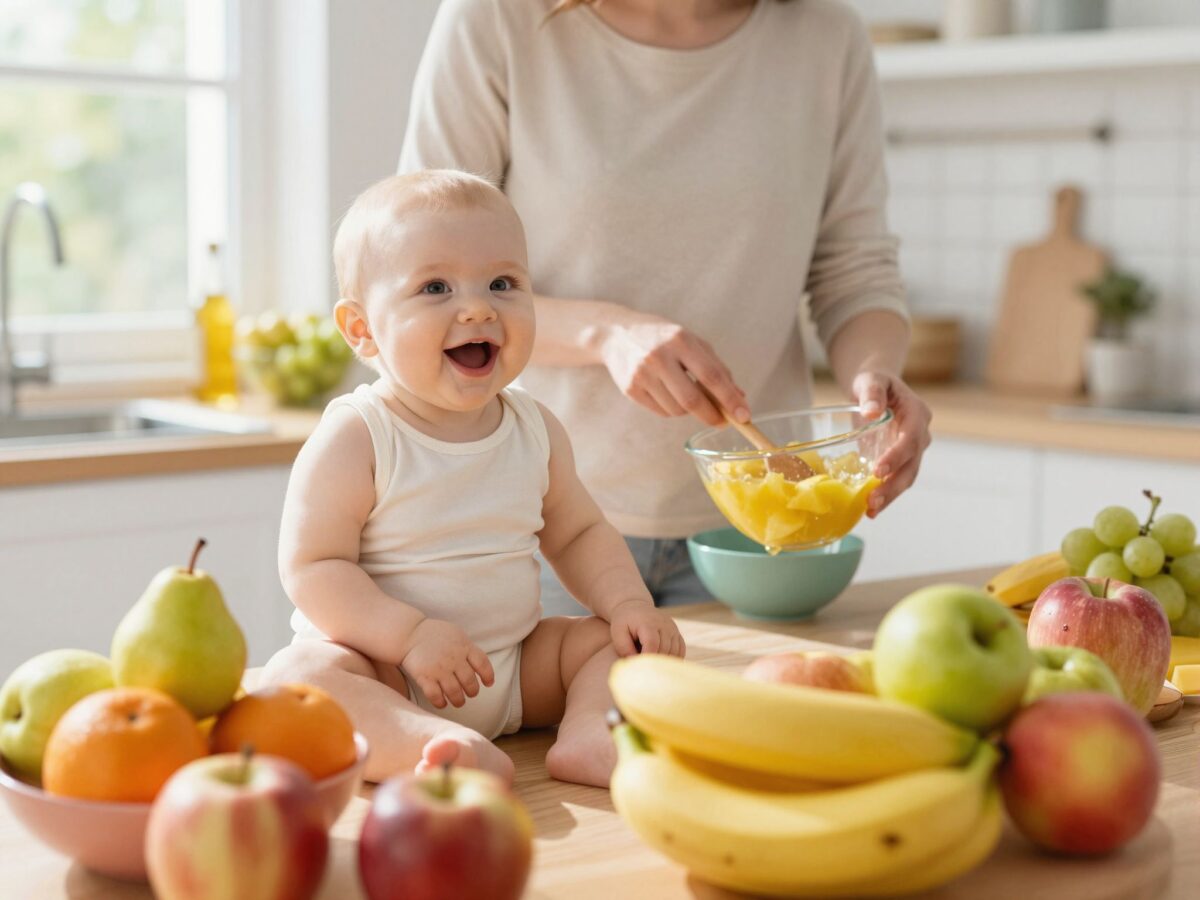Az első ízek: 3 egyszerű és egészséges gyümölcspüré recept a hozzátáplálás kezdetéhez