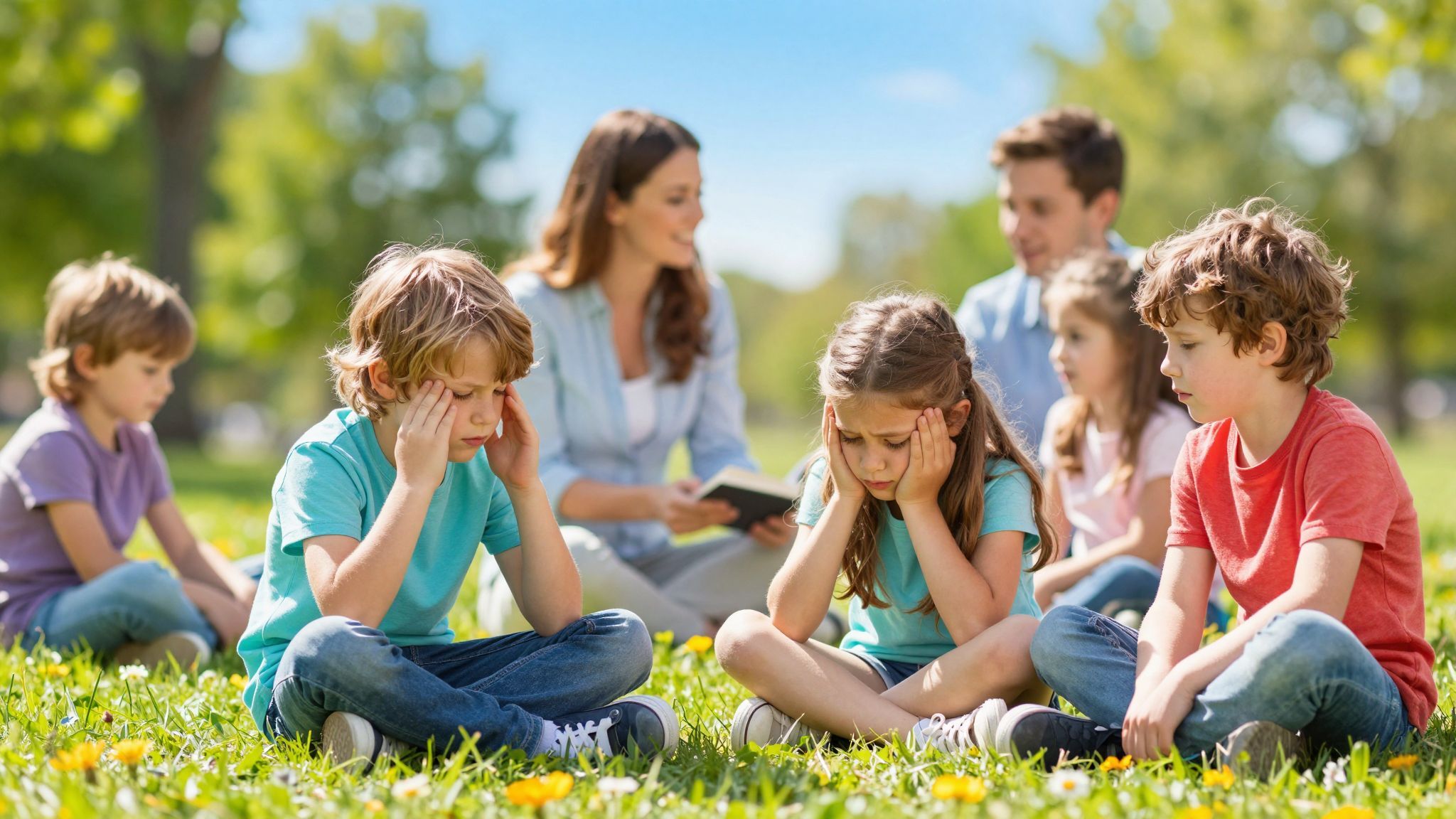 Az érzések nevesítése segít a gyermekek lelki fejlődésében.