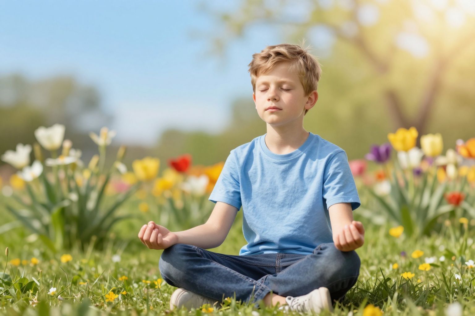 A tudatos légzés segít a stressz kezelésében fiúknál.