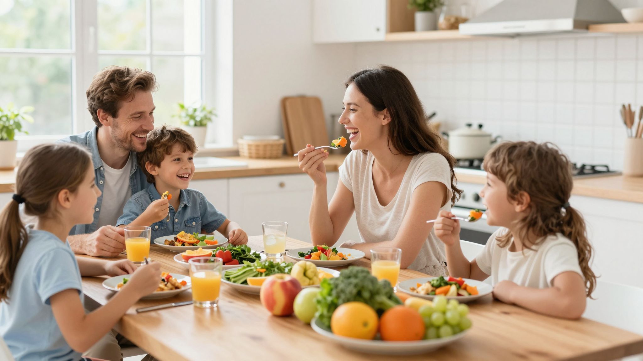 A megszokott étkezési minta hatással van a gyermek fejlődésére.