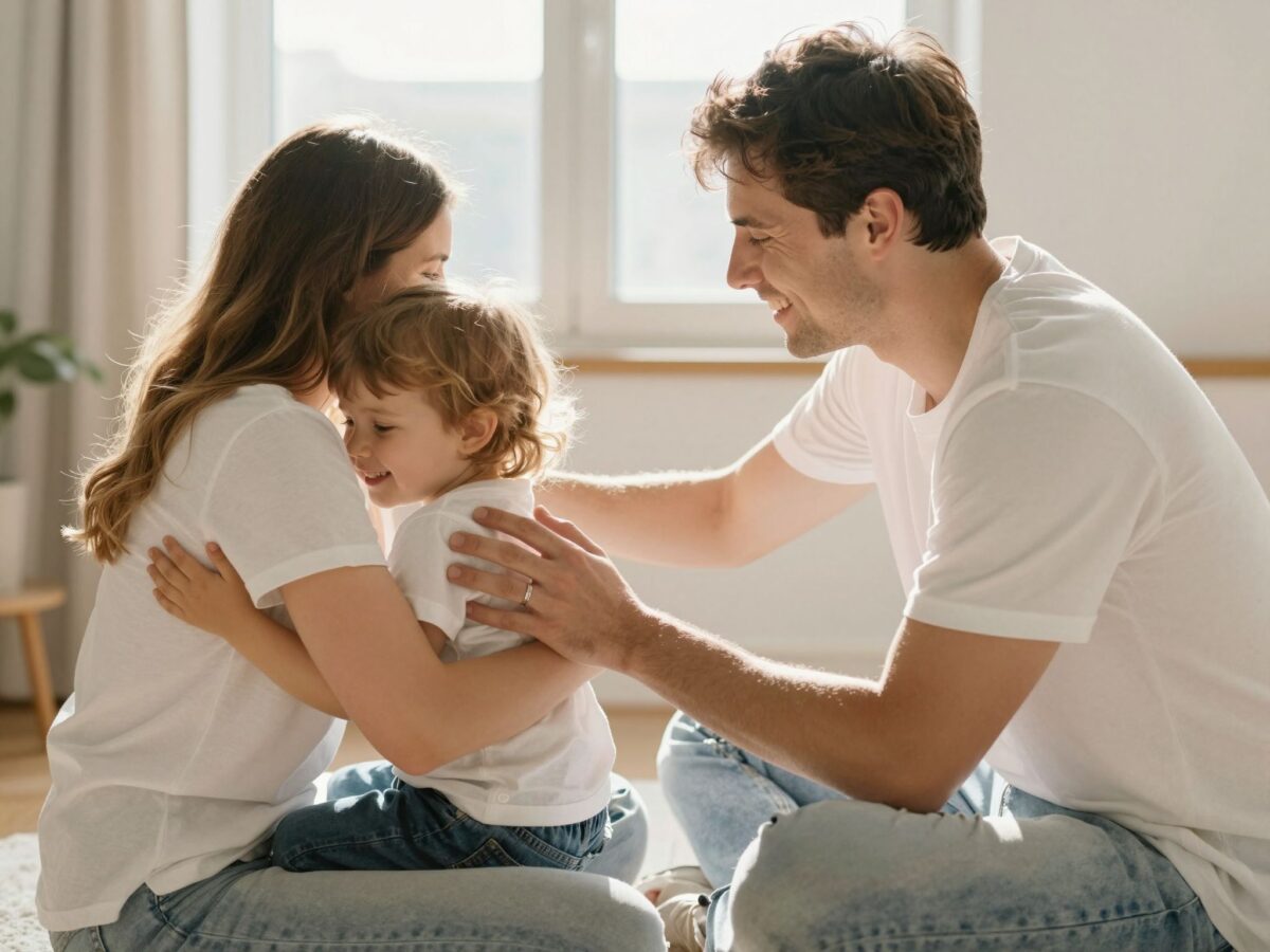 Az ölelés ereje: hogyan segíti a fizikai érintés a gyermek agyának fejlődését?