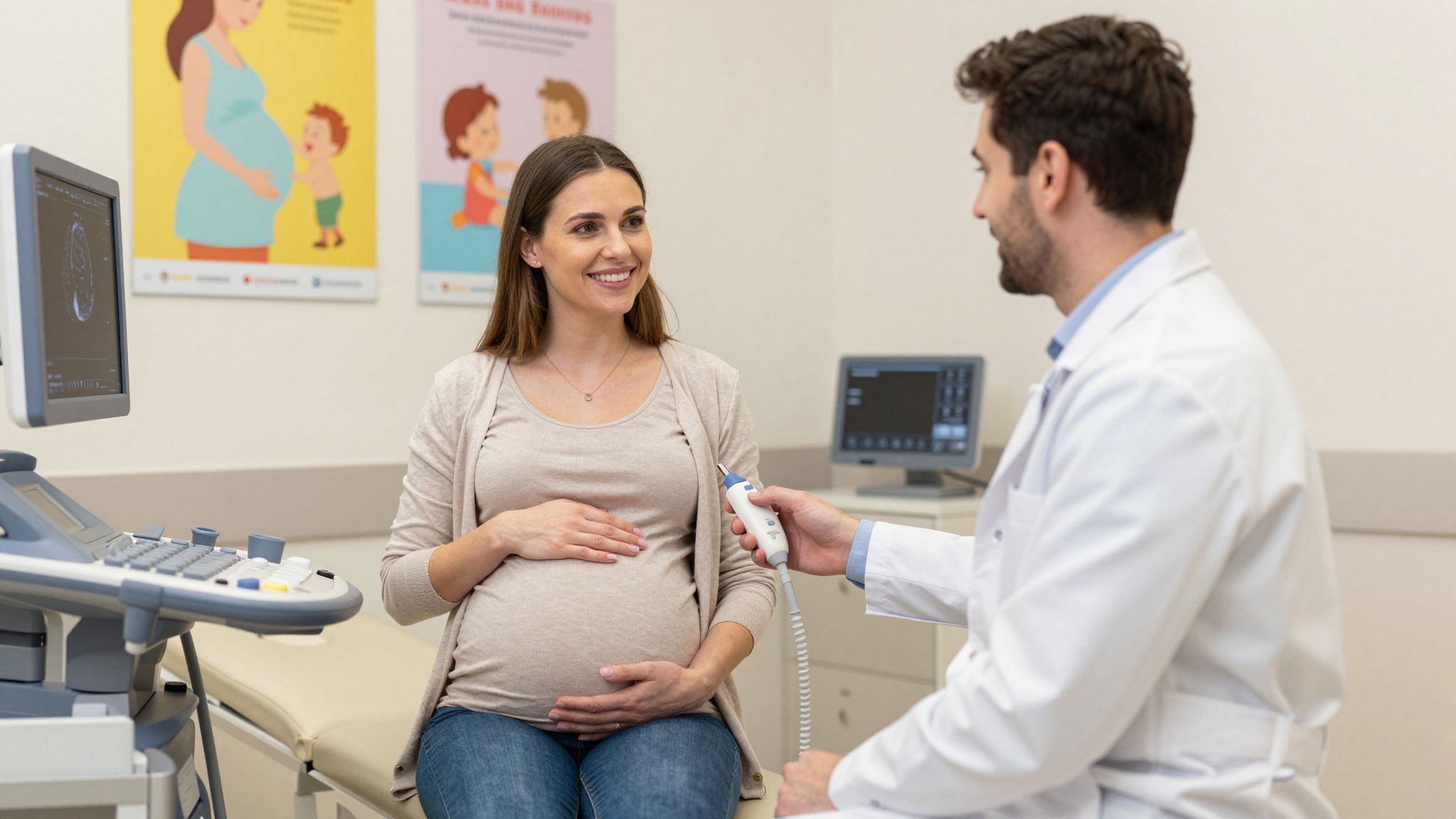 Az ultrahang segít a magzat egészségének nyomon követésében.