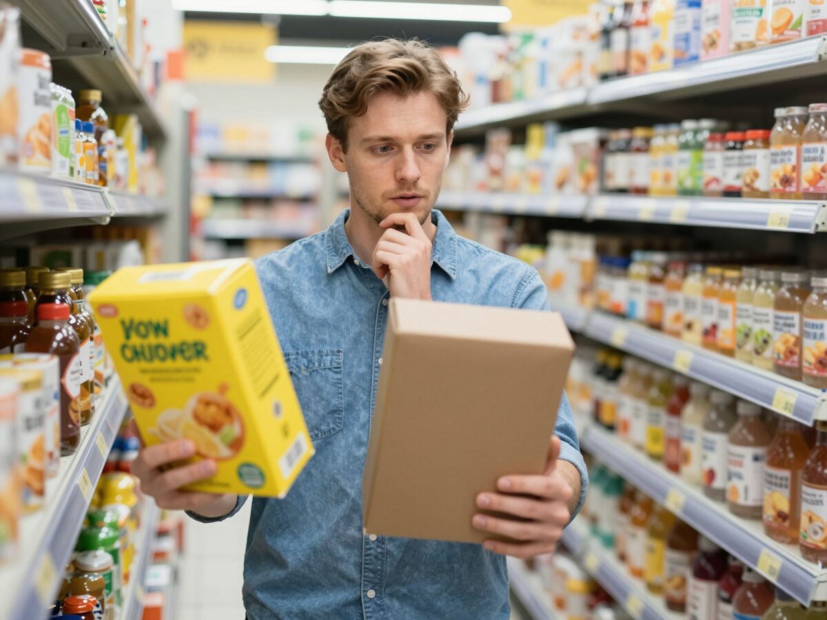 Becsapós csomagolás: Miért hisszük egészségesebbnek a világosabb dobozú termékeket?