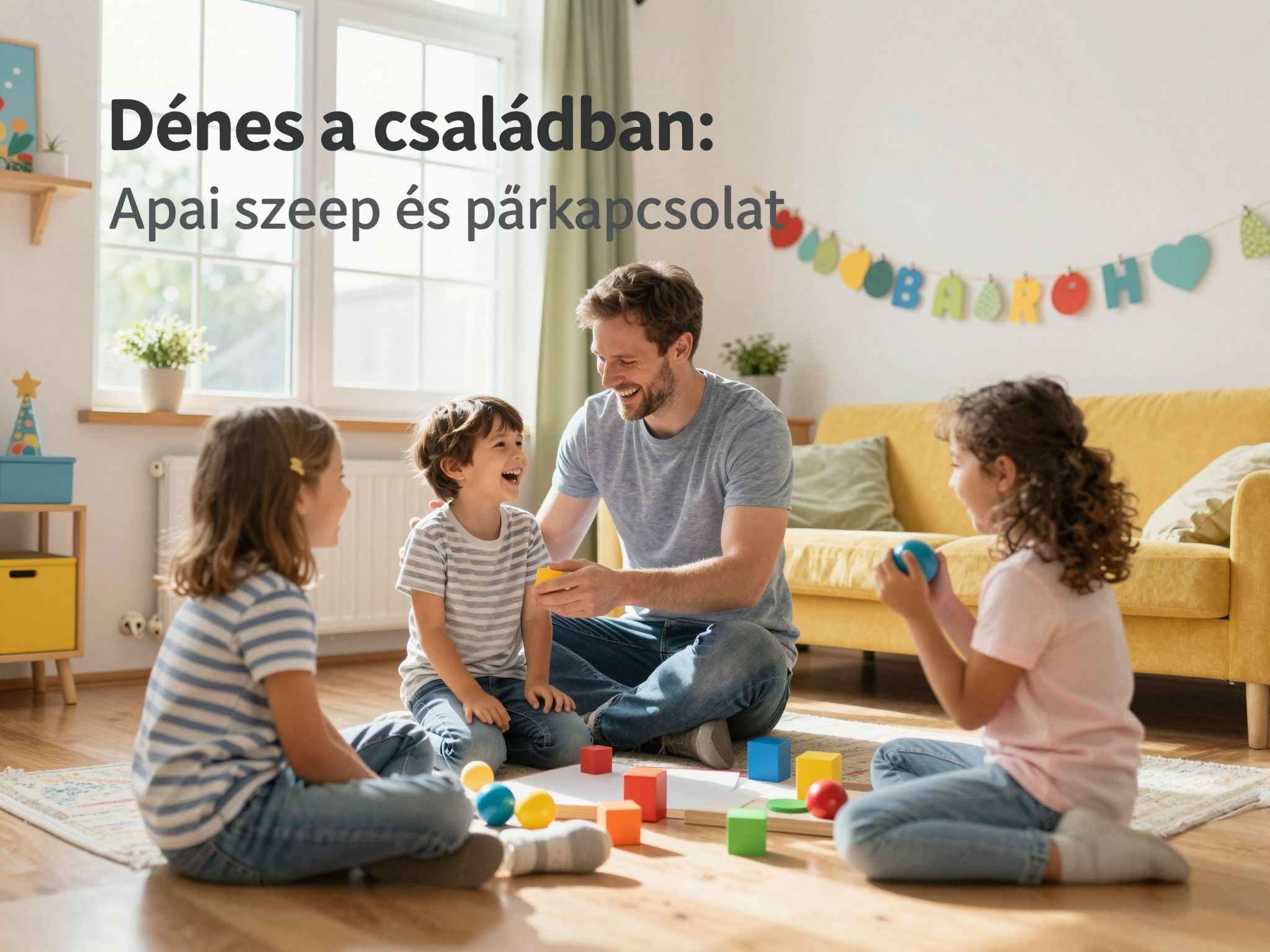 Dénes apai szerepe erősíti a családi kötelékeket.