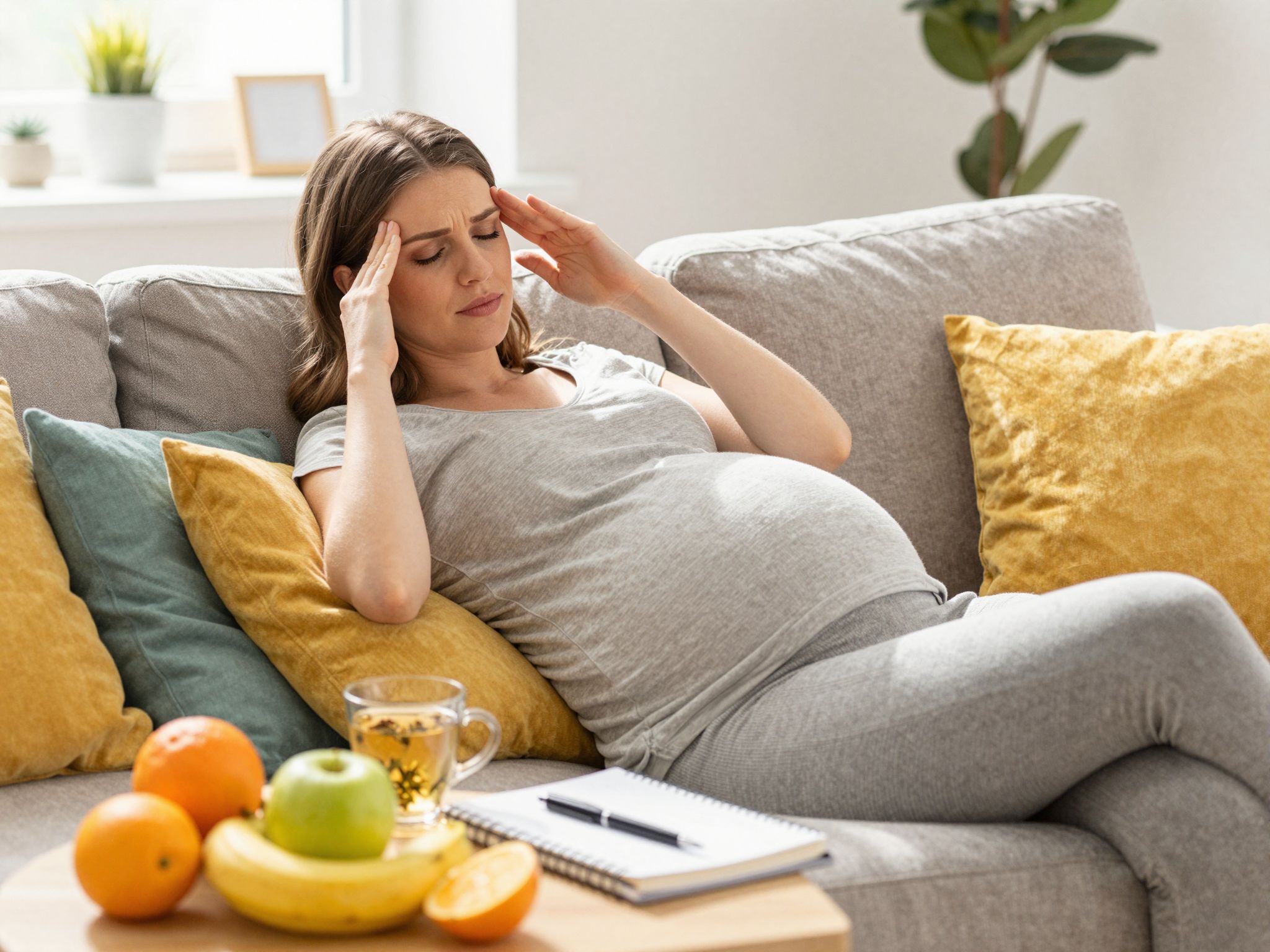 Étrendváltás segíthet a terhességi fejfájás csökkentésében.