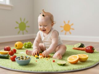 Étel a hajban, falon, padlón: miért fontos engedni maszatolni a babát?