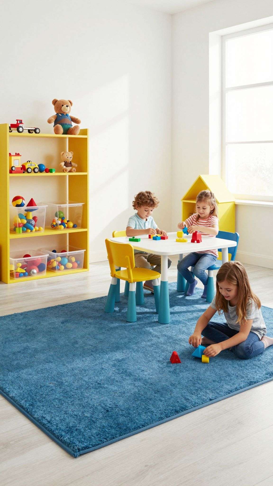 A játékok rendszerezése elősegíti a gyerekek önállóságát.