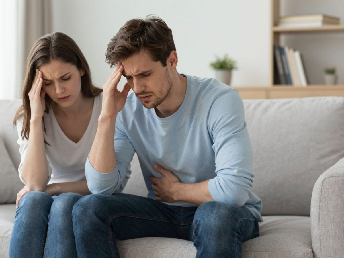 Fejfájás, gyomorproblémák, álmatlanság: a boldogtalan kapcsolat rejtett jelei
