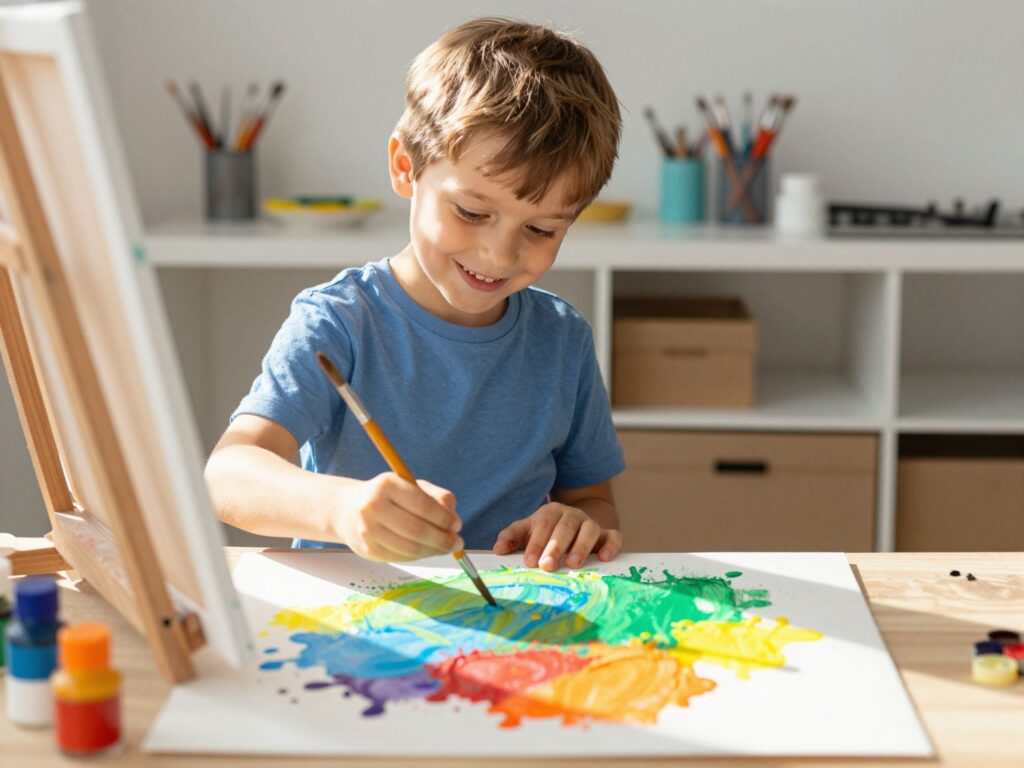 Fejleszd a gyerek kreativitását: egyszerű és látványos festési ötletek