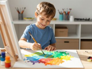 Fejleszd a gyerek kreativitását: egyszerű és látványos festési ötletek