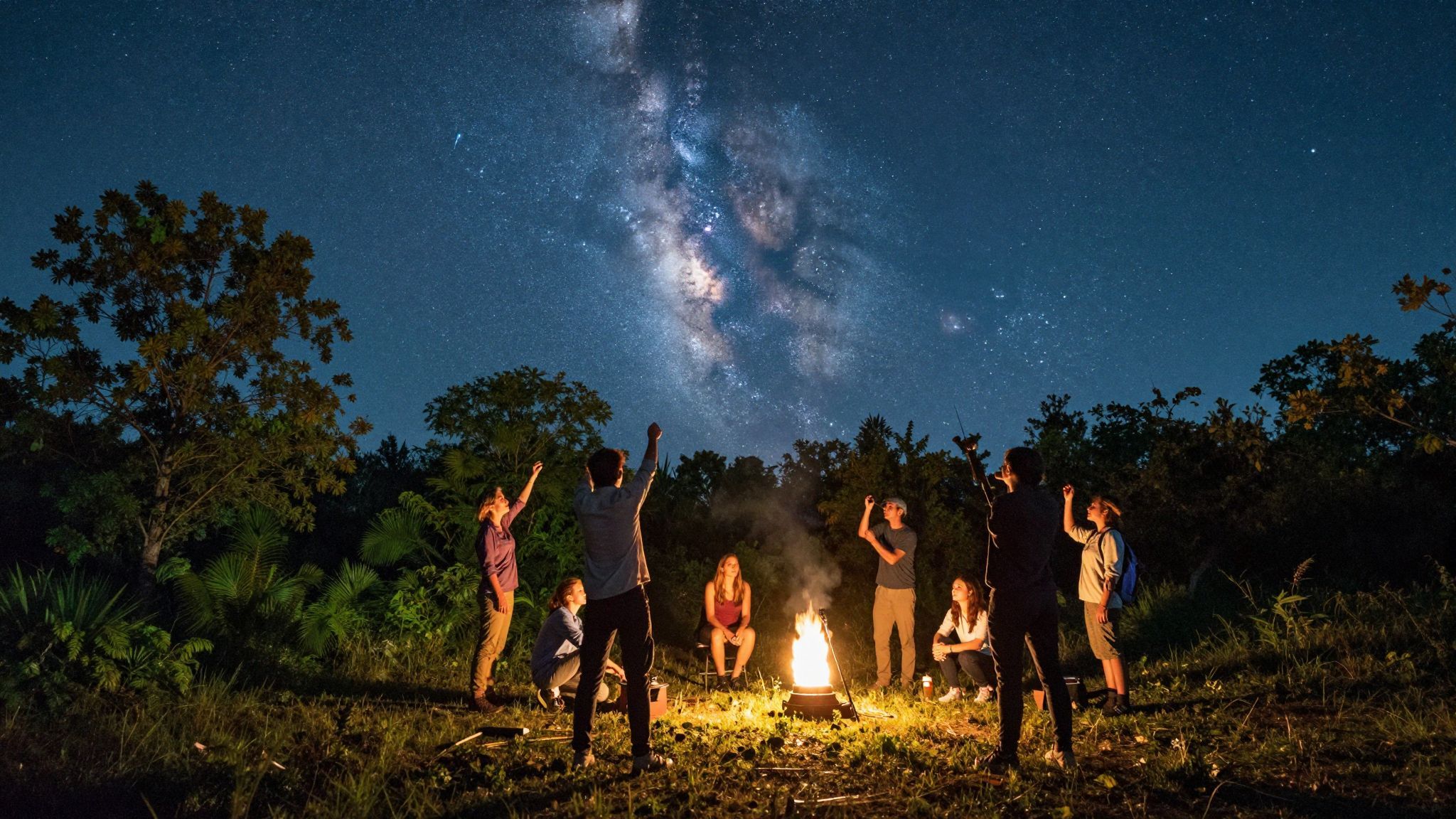 A sötét égbolt és a tiszta idő ideális helyszín!