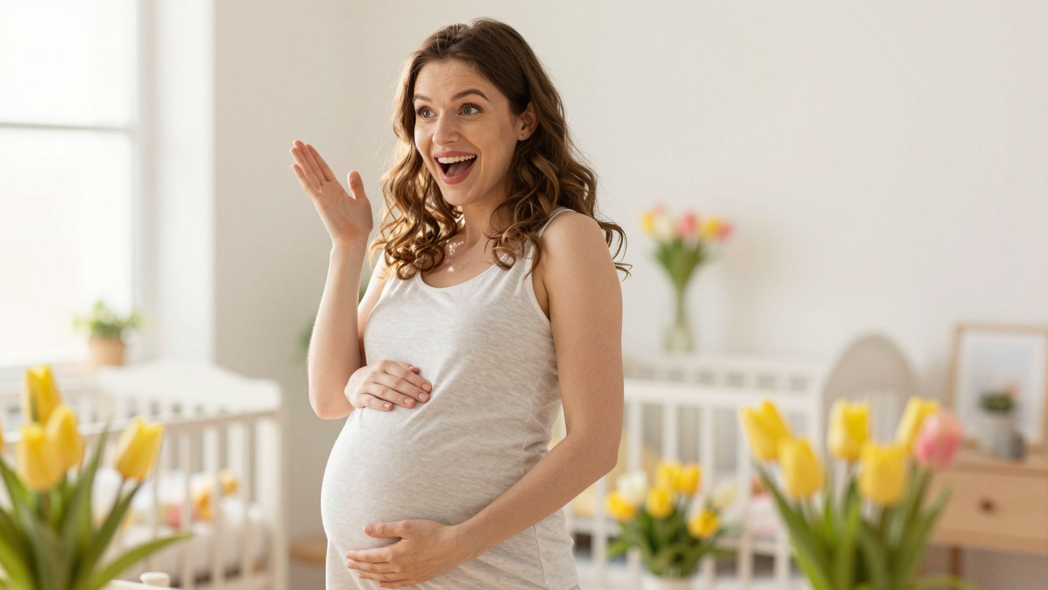 A 9. hét végén a magzat már 2-3 cm.