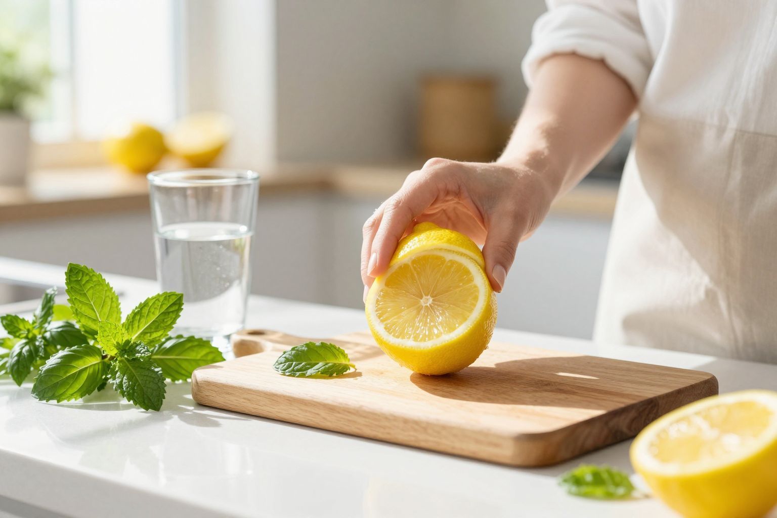 A citrom frissességének megőrzésére a hűtő ideális.