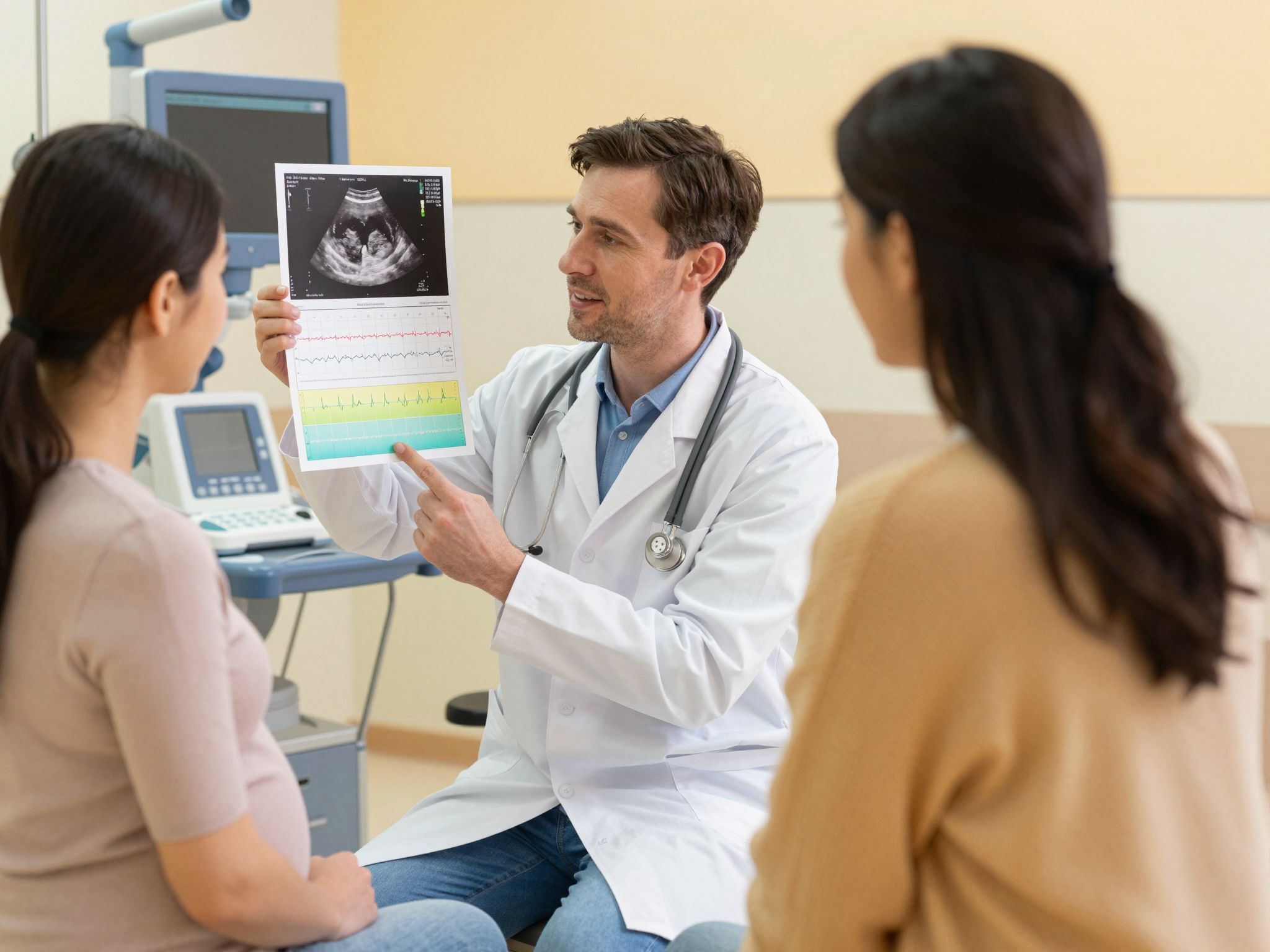 A CTG segít a magzati jólét nyomon követésében.