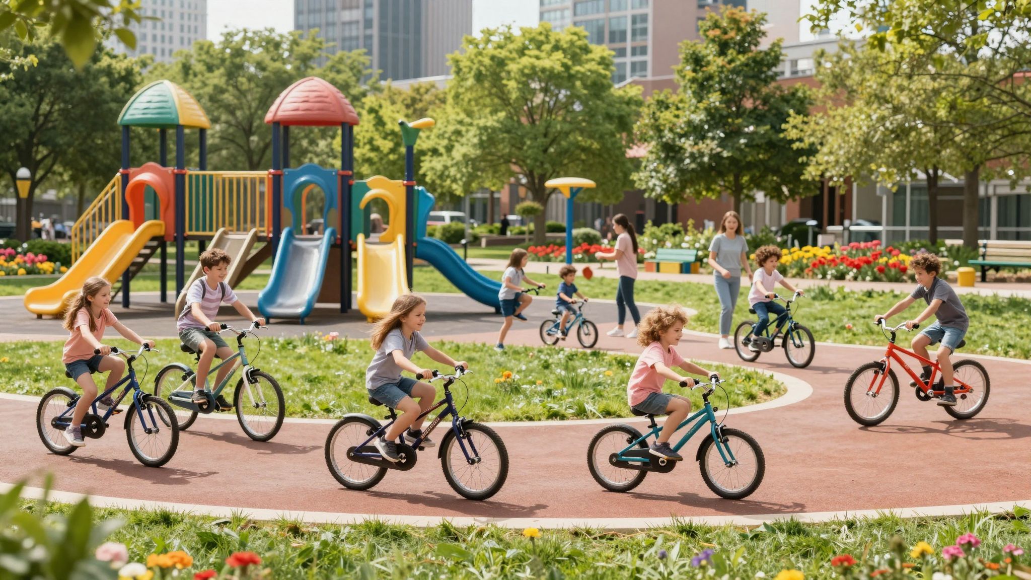 A fiatalok közlekedési biztonsága alapvető a városi terekben.