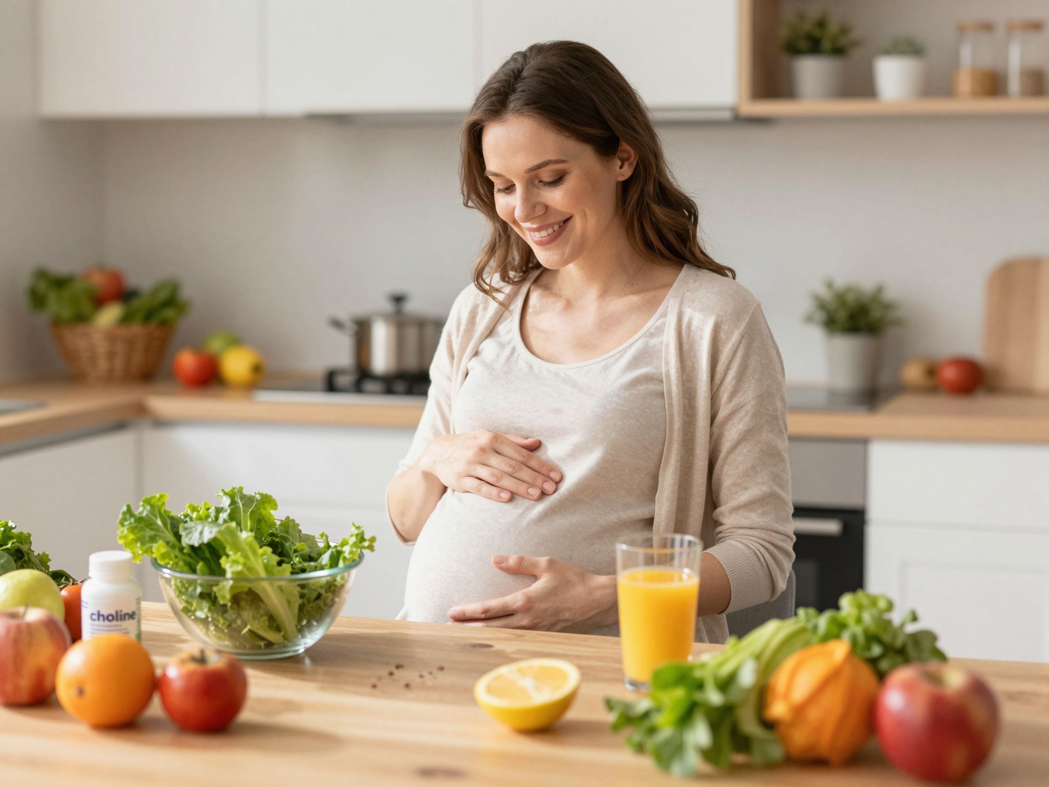 A kolin elengedhetetlen a magzat agyi fejlődéséhez.