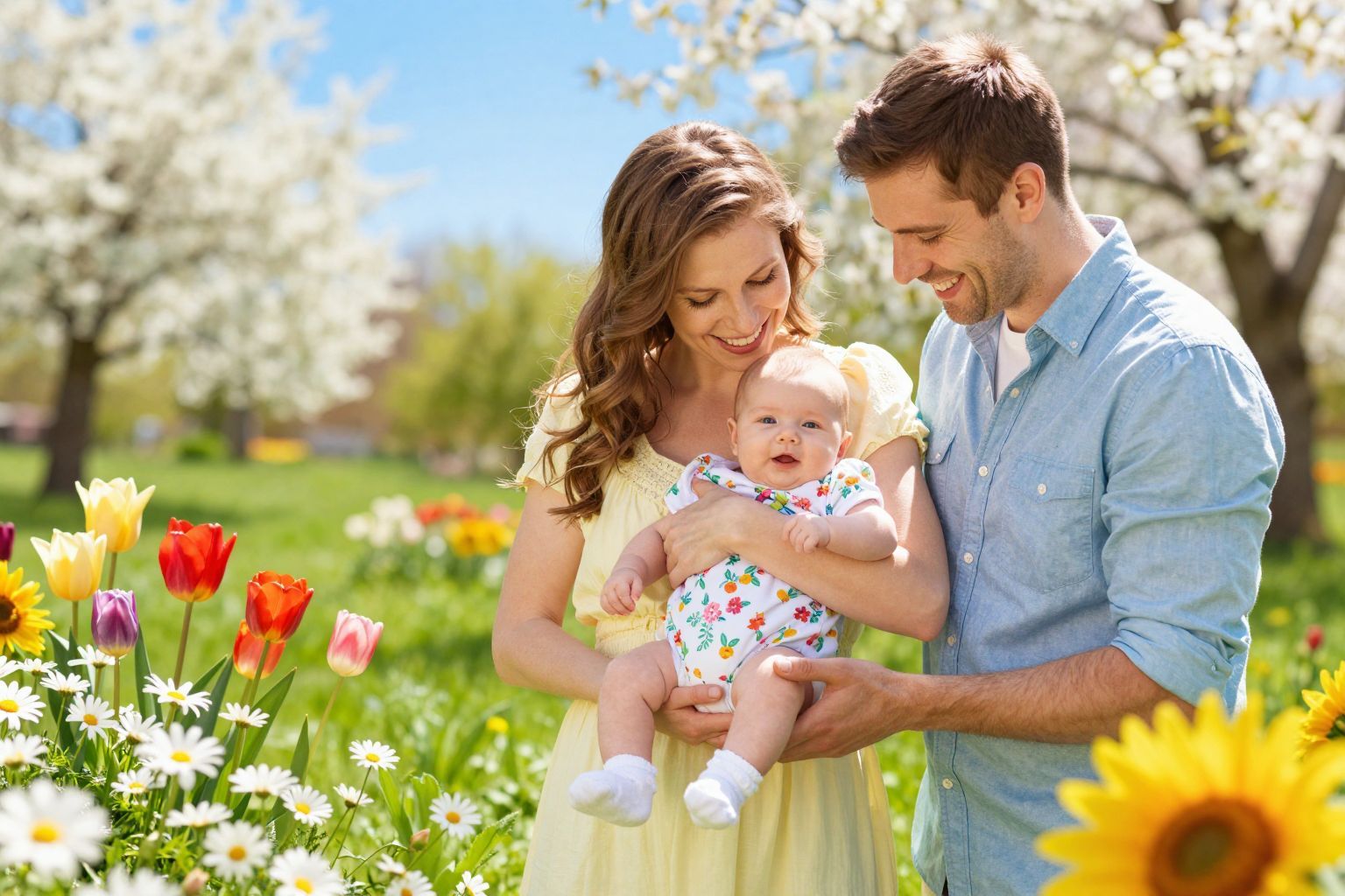 A májusi babanevek a tavasz újjászületését szimbolizálják.