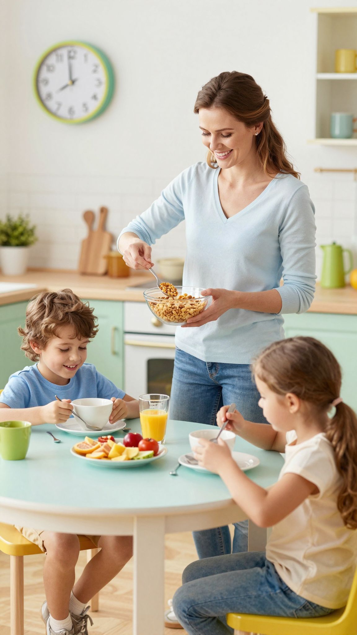 A tervezett rutin segít csökkenteni a reggeli stresszt.