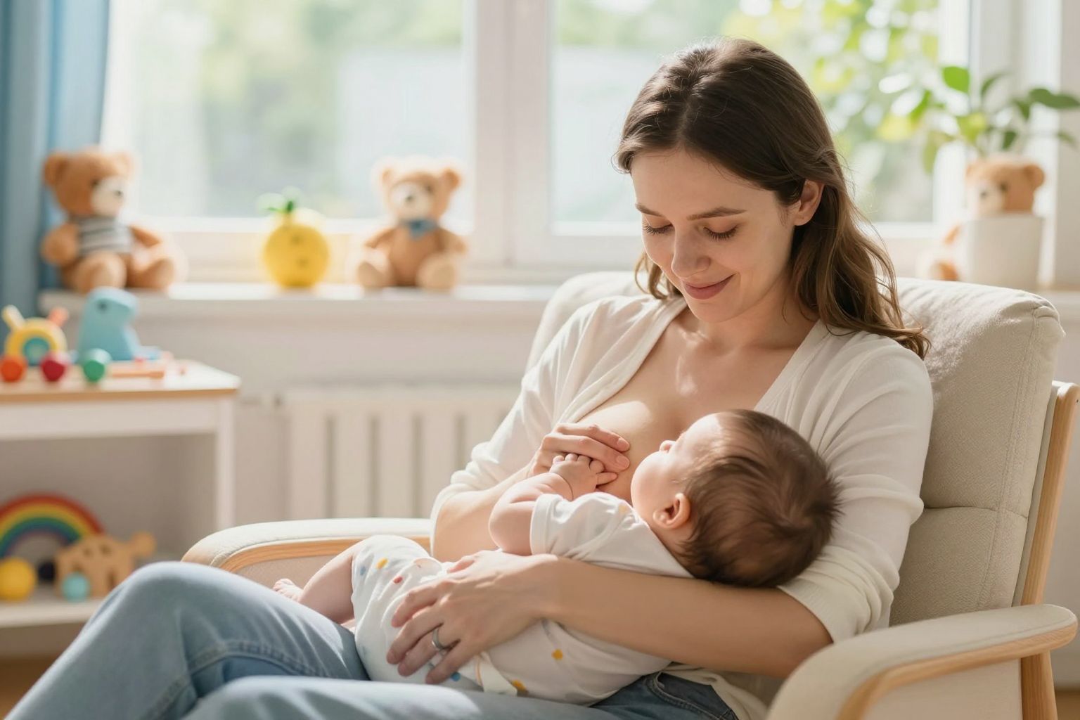 A szoptatás segíti a gyorsabb méh összehúzódást szülés után.