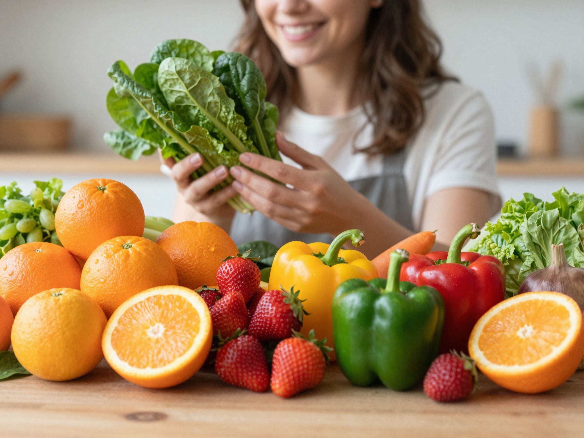 A C-vitamin segíti az immunrendszert és a bőr egészségét.