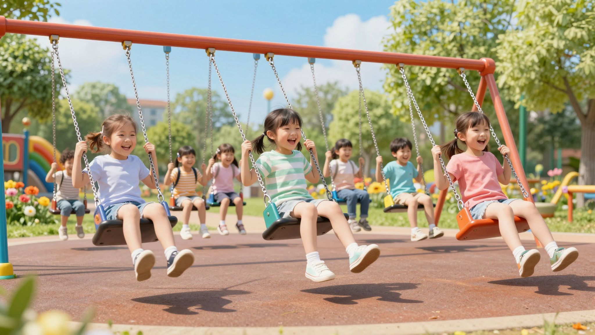 A hintázás fejleszti a gyerekek egyensúlyérzékét és koordinációját.