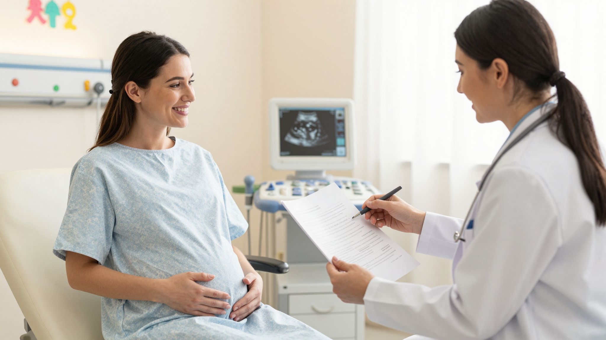 Invazív diagnózis szükséges, ha a szűrés nem egyértelmű.