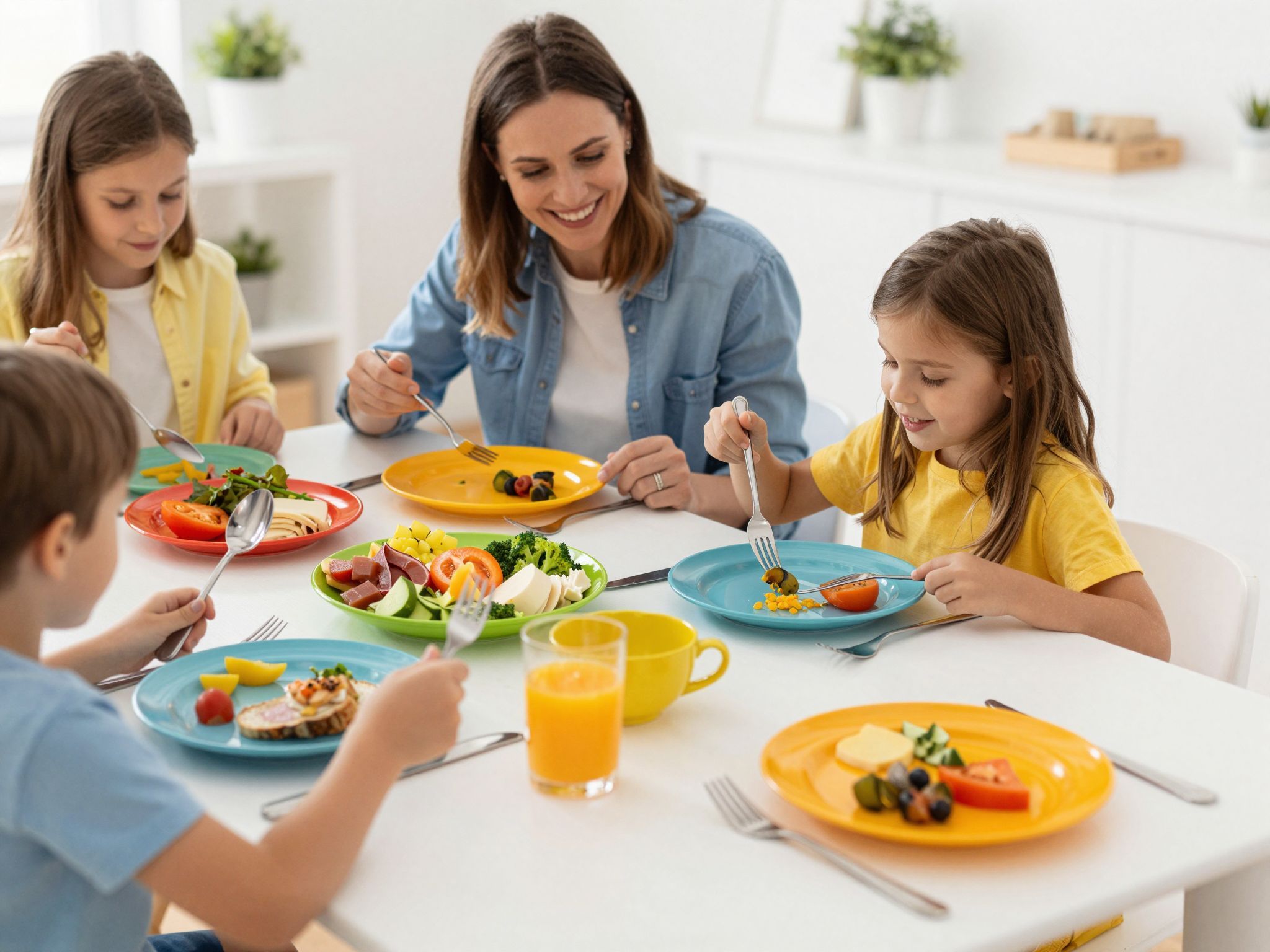 Az italok és poharak segítik az étkezési élményt.