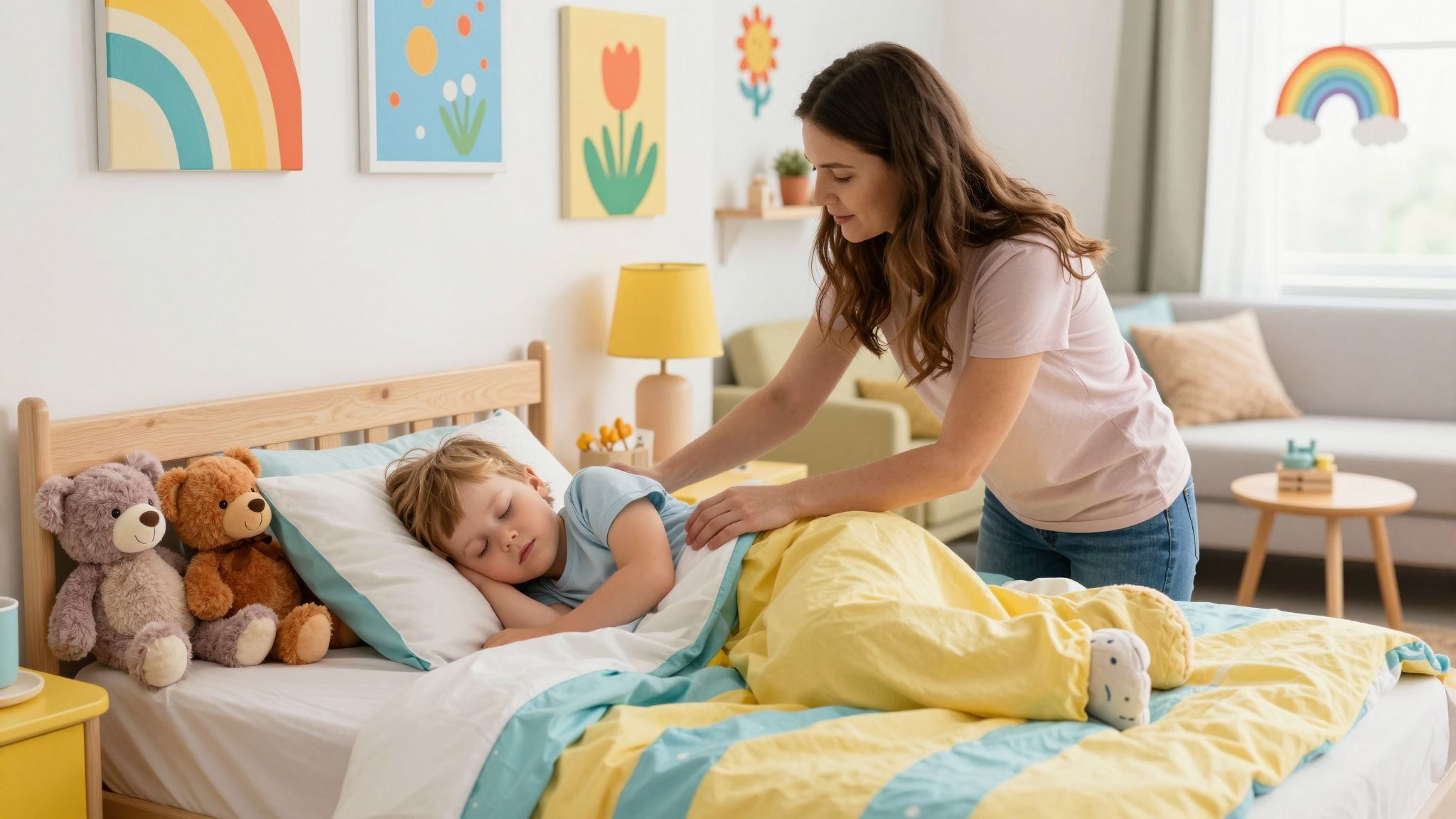 A gyerekek hálószobai menedzsmentje segíti a családi harmóniát.