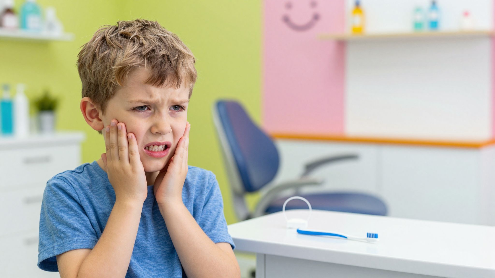 A tejfogak gyökere sekélyebb, így érzékenyebbek a sérülésekre.