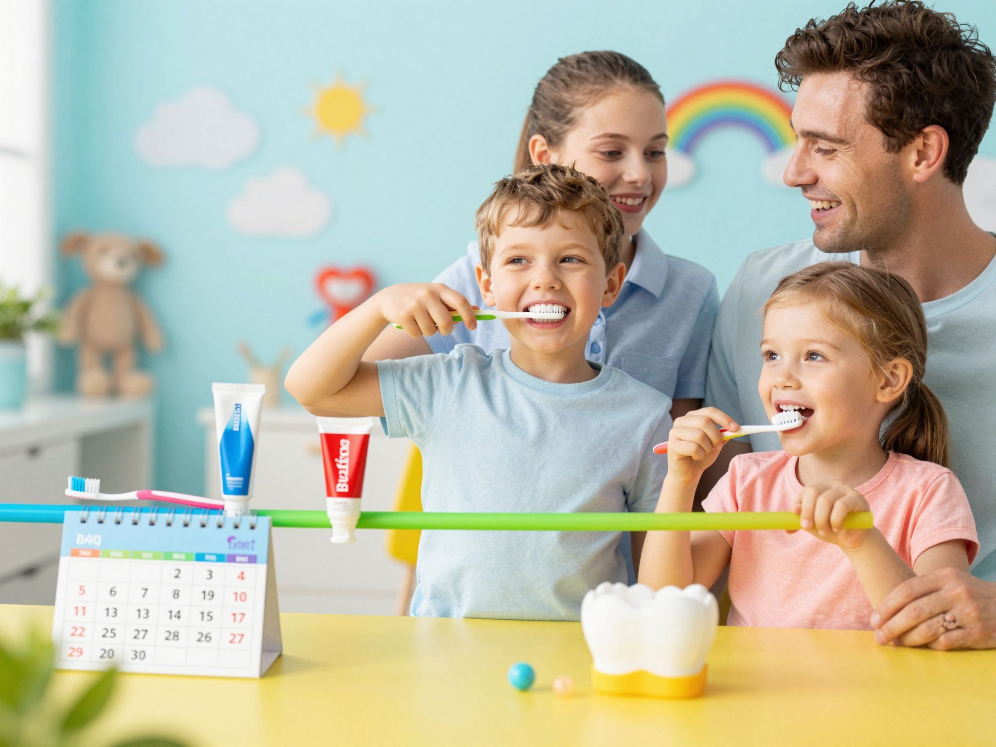 A fogápolást már az első fog megjelenésekor kezdjük.