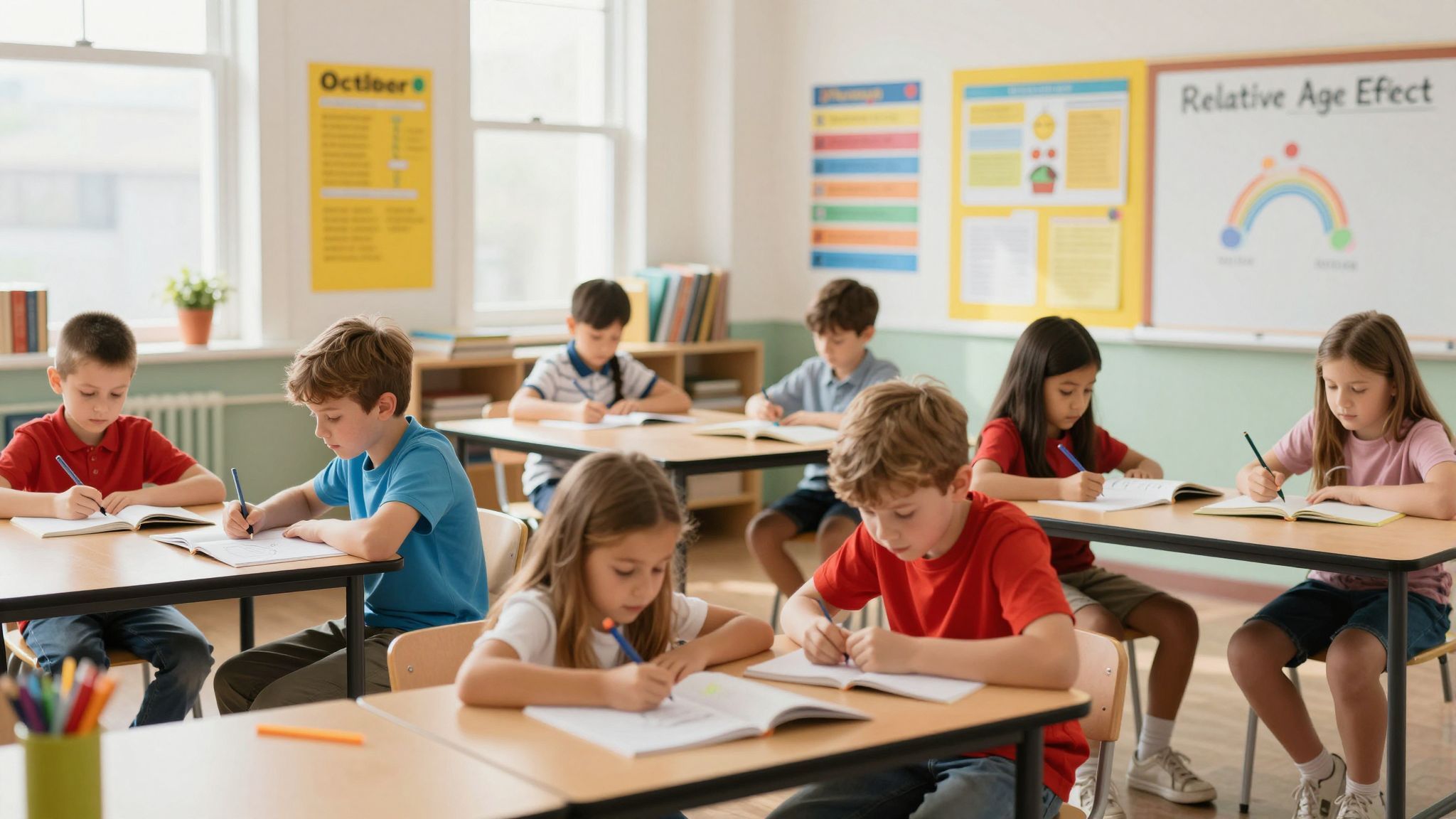 A késői születésűek gyakran hátrányos helyzetben vannak az oktatásban.