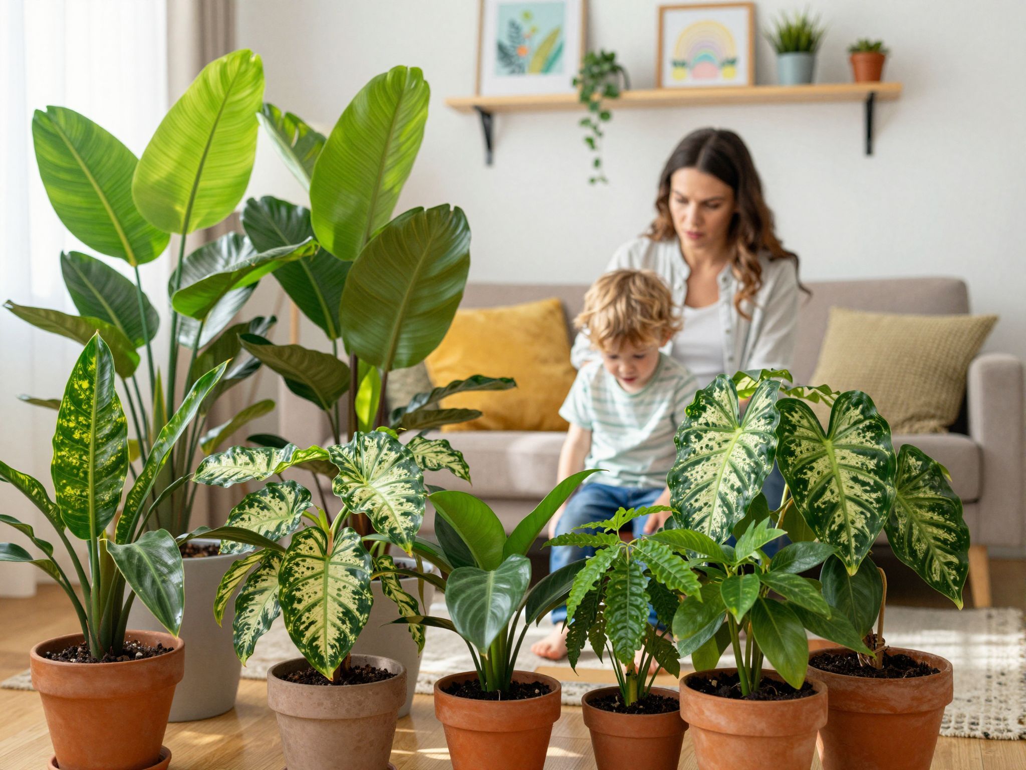 A filodendron erős mérgező hatású, kerüld a gyerekektől!