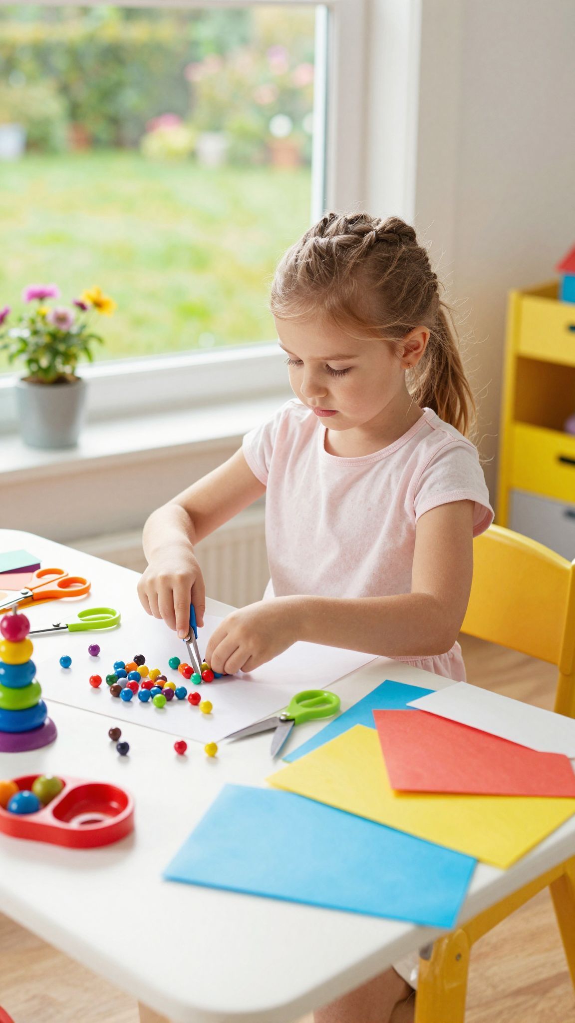 A kreatív játékok javítják a finommotorikus készségeket.