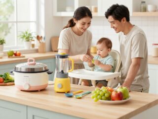 Pároló, turmixgép, etetőszék: Nélkülözhetetlen eszközök a babakonyhában