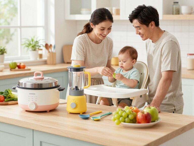 Pároló, turmixgép, etetőszék: Nélkülözhetetlen eszközök a babakonyhában