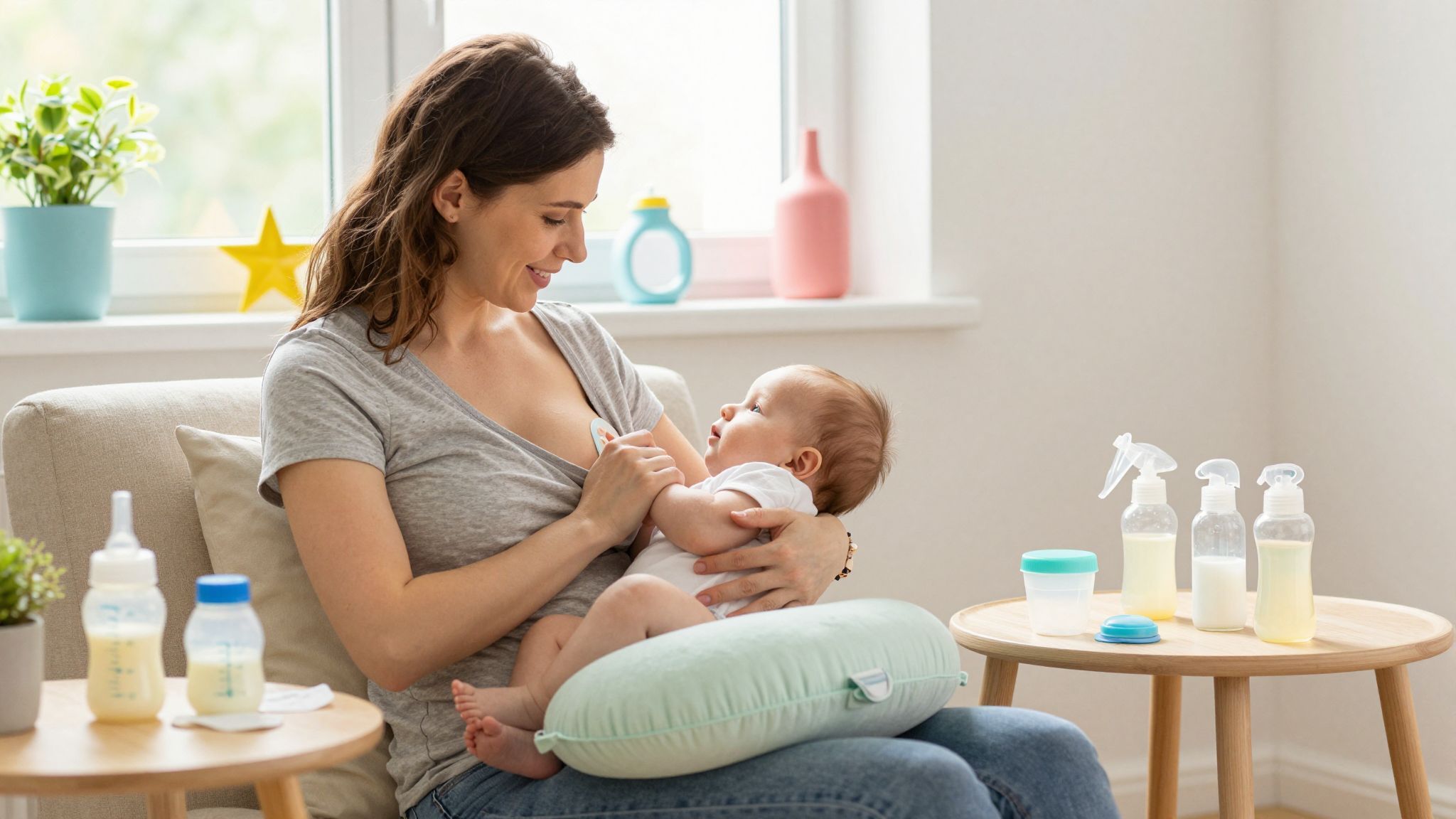 A szivárgás csökkentésére használj szoptatós betéteket!