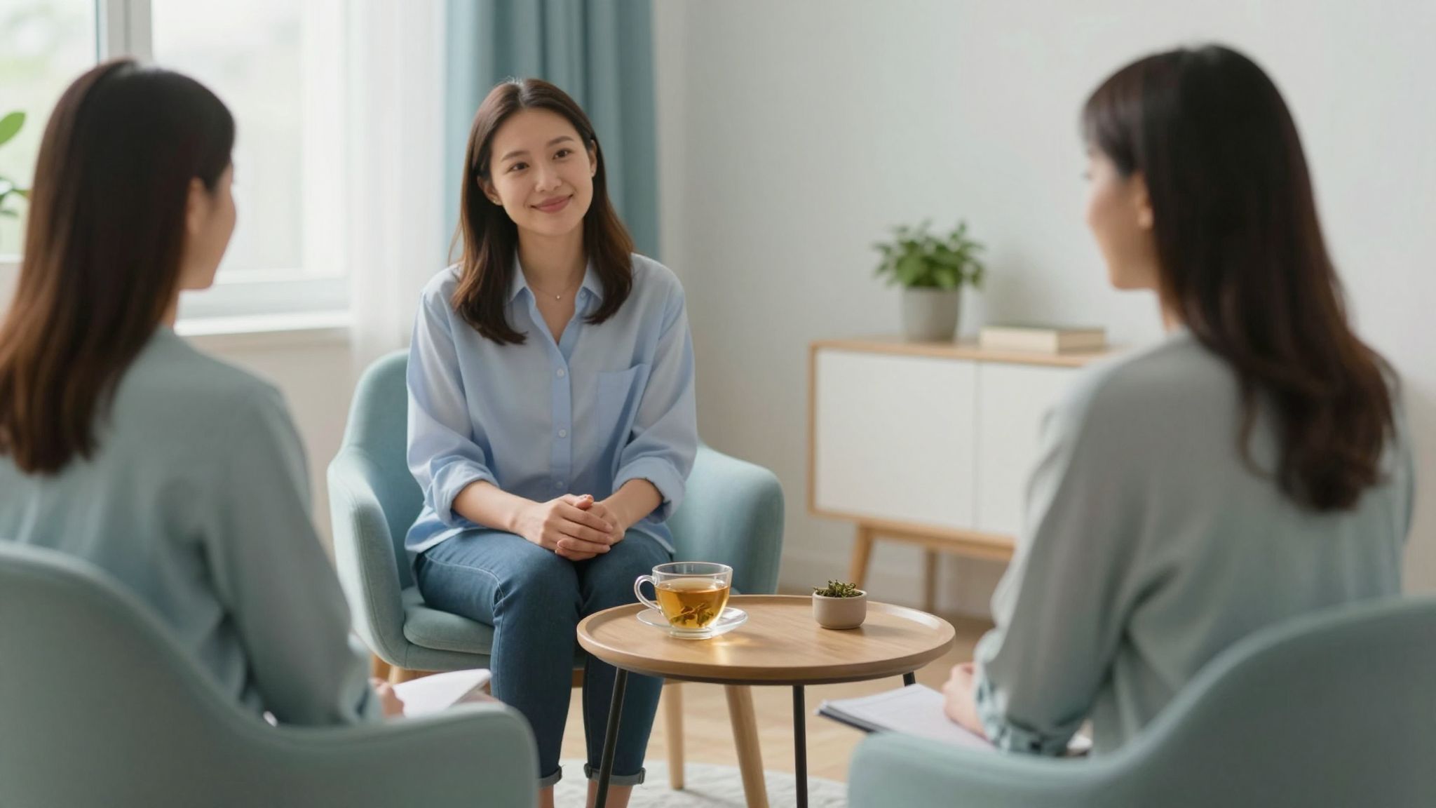 A pszichológiai támogatás segít a hajhullás feldolgozásában.