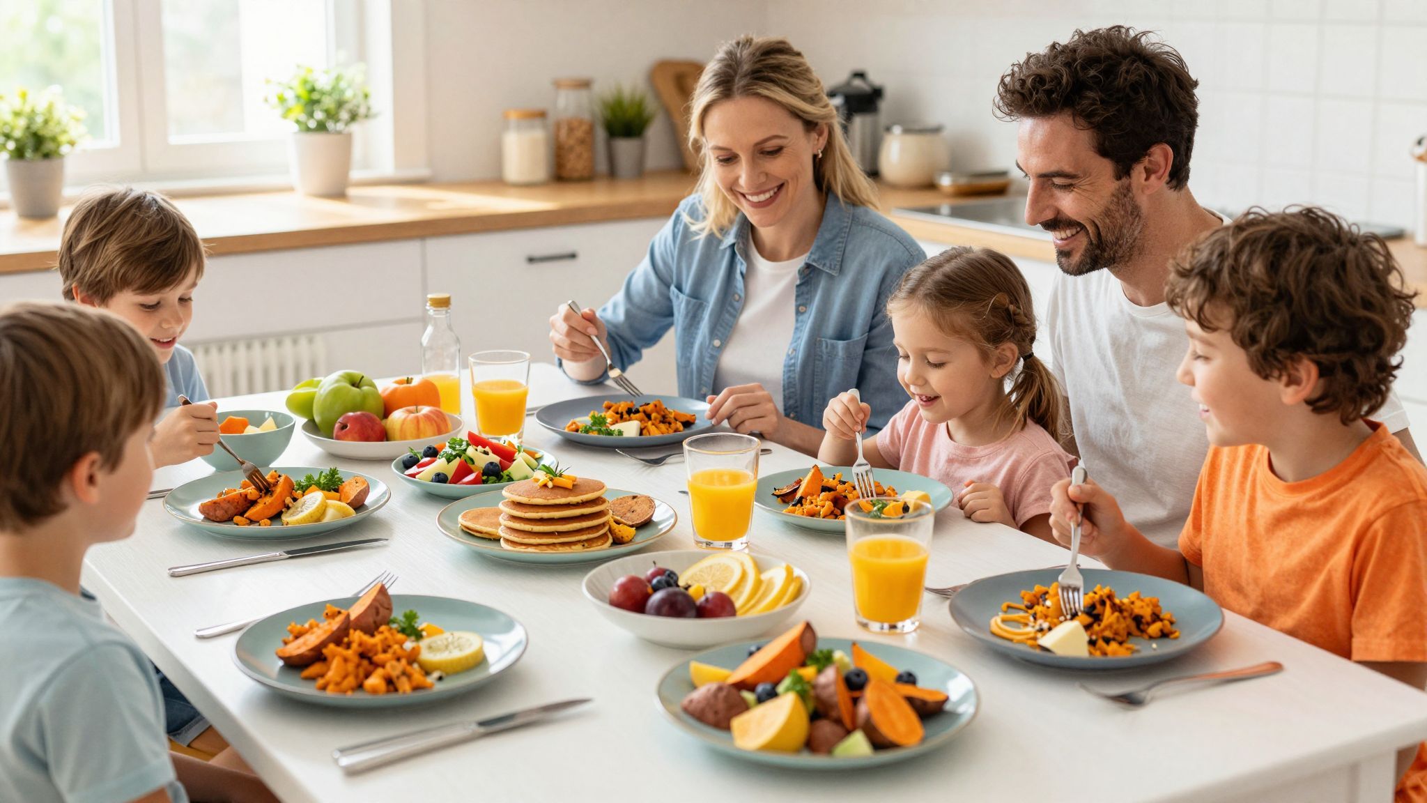 Az édesburgonya jóllakat és gazdag vitaminokban.